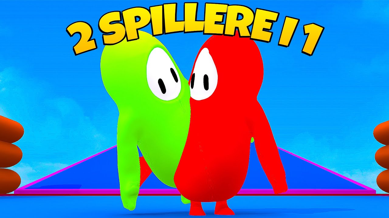 VI ER 2 SPILLERE I 1!! (CHALLENGE) - Dansk Fall Guys