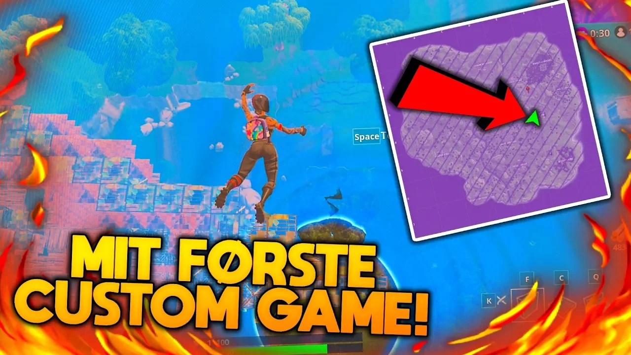 MIT FØRSTE FORTNITE CUSTOM DUO GAME!!