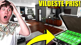 JEG DESIGNER EN LUKSUS VILLA OG TJENER KASSEN!! - Dansk House Flipper