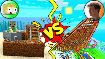 Hvem kan bygge den sjoveste Roller Coaster i Minecraft? (med TrierGaming)