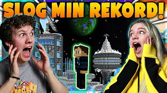 Min Kæreste slog min rekord i Minecraft...