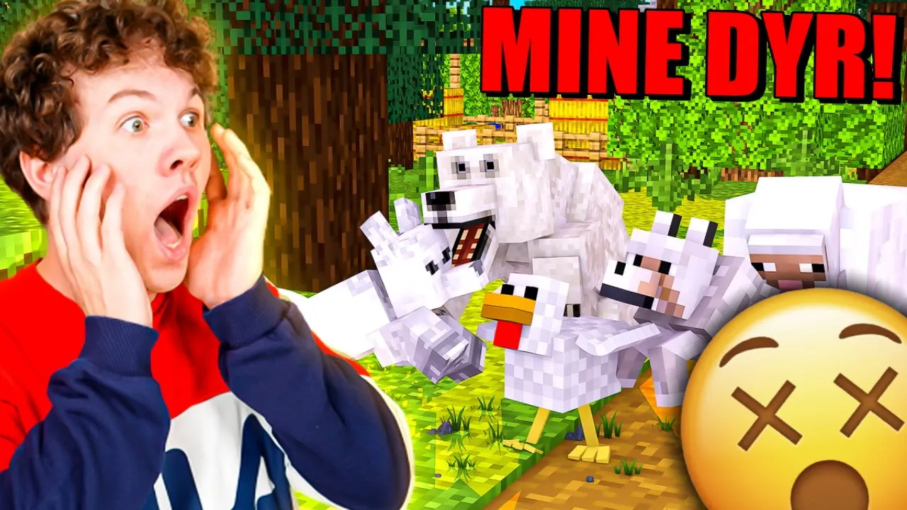 MIN ISBJØRN SLOG MINE DYR IHJEL!! - Dansk One Block #2