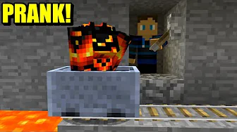 PRANKER MrSpyplant Med En FÆLDE I Minecraft!