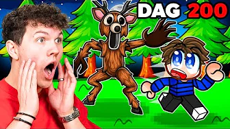 Jeg Overlever 200 NÆTTER i 99 Nights in The Forest!