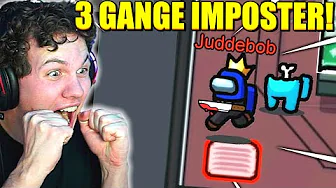 JEG BLEV IMPOSTER 3 GANGE I TRÆK!! - Dansk Among Us