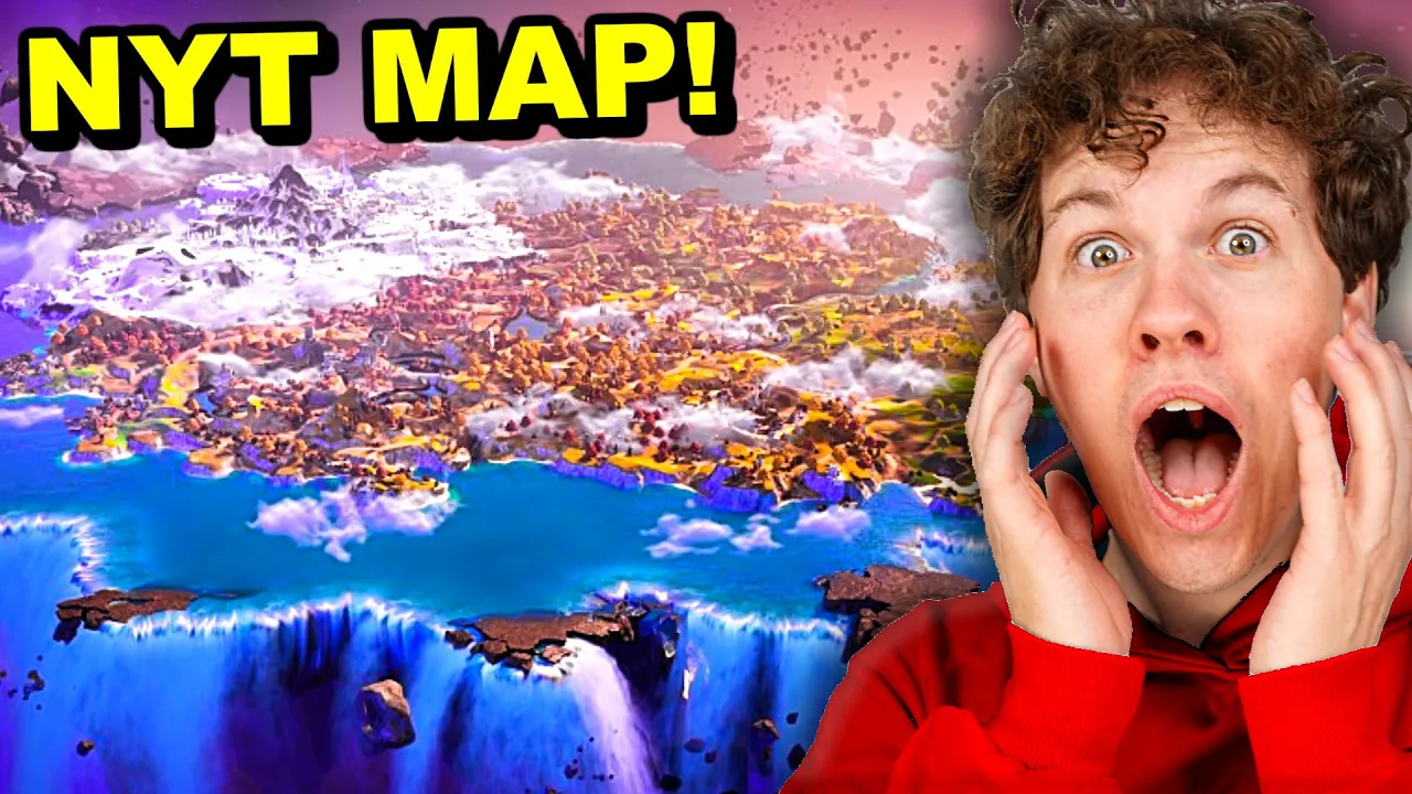 Lander ALLE STEDER På Det Nye Map! - Dansk Fortnite