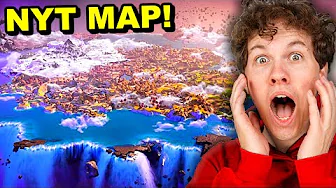 Lander ALLE STEDER På Det Nye Map! - Dansk Fortnite