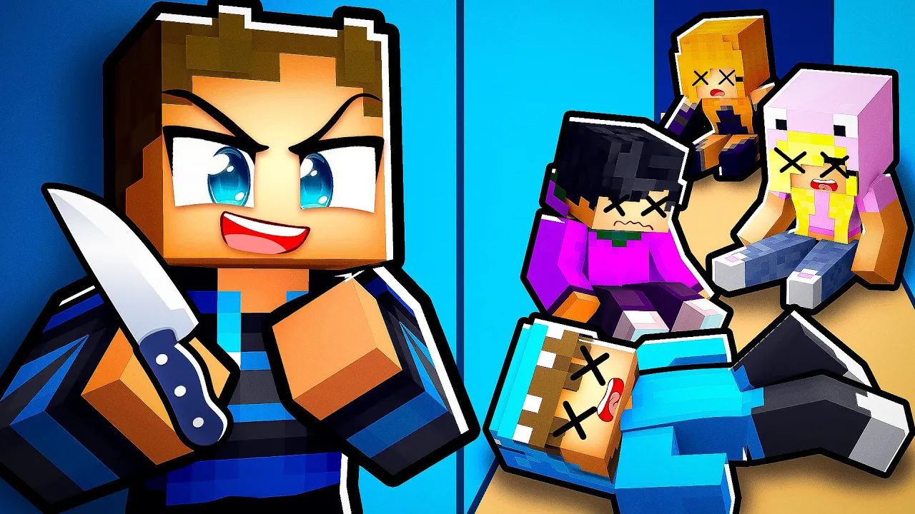 Jeg Forvandler Mig til en MORDER i Minecraft!