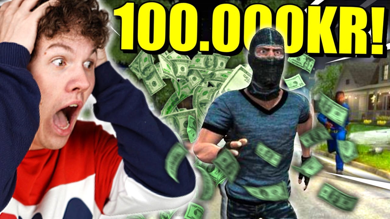 JEG STJAL FOR OVER 100.000KR I ÉN VIDEO!! - Dansk Thief Simulator