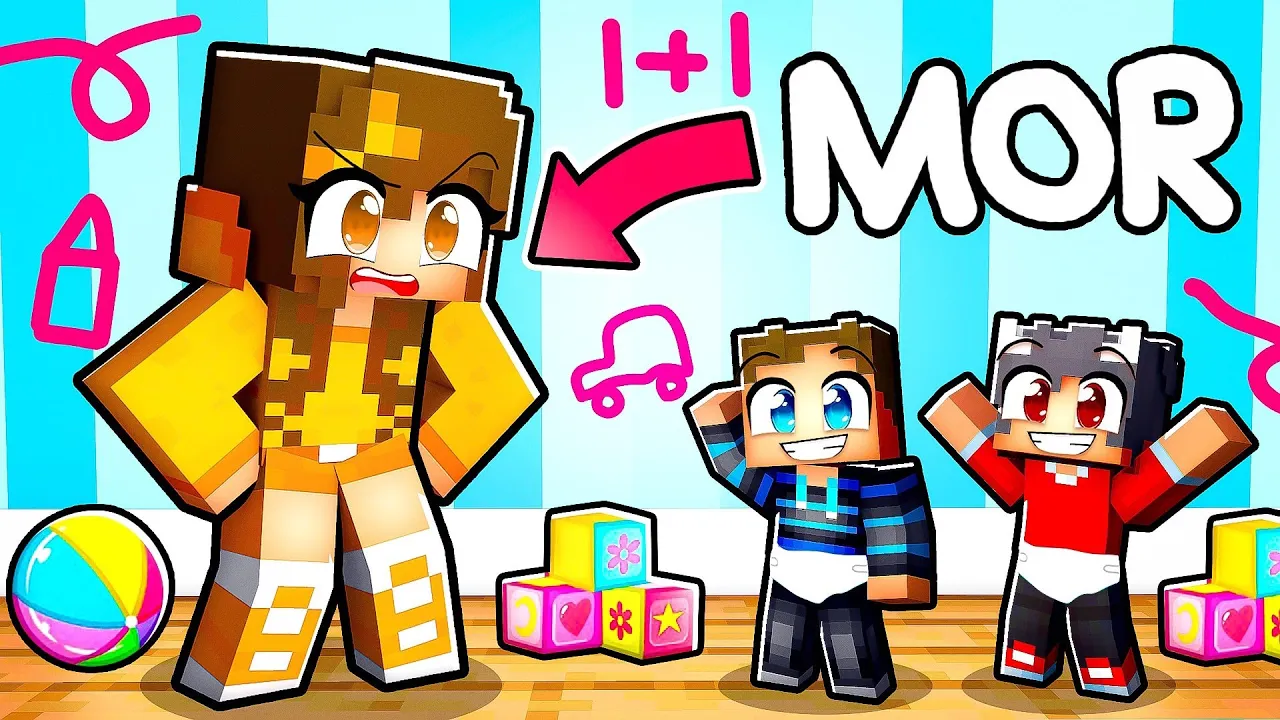 Hvis Shadys og Jeg var BABYER i Minecraft!