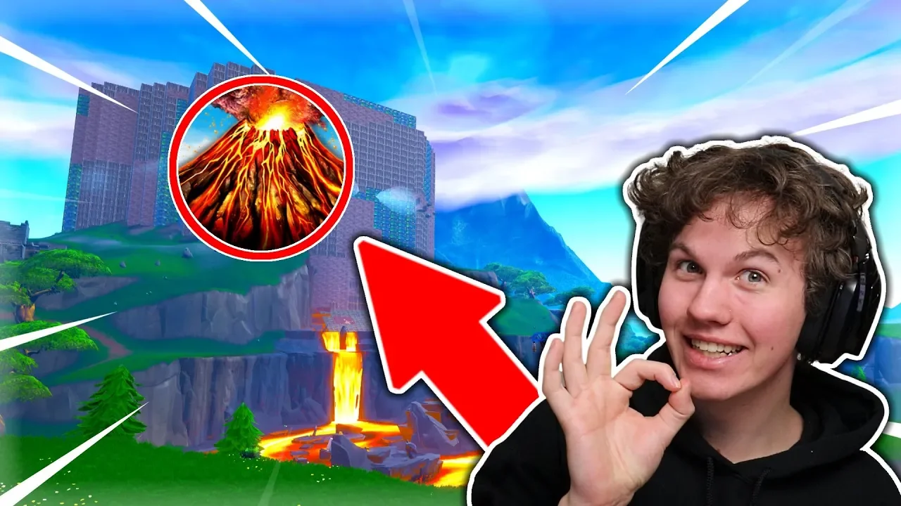 REDDER FORTNITE MAPPET FOR VULKANEN!! - Dansk Fortnite