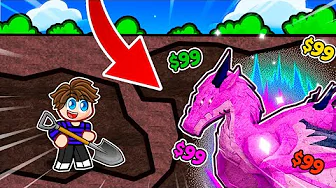 Jeg Finder De VILDESTE MONSTRE Under Jorden i Roblox!