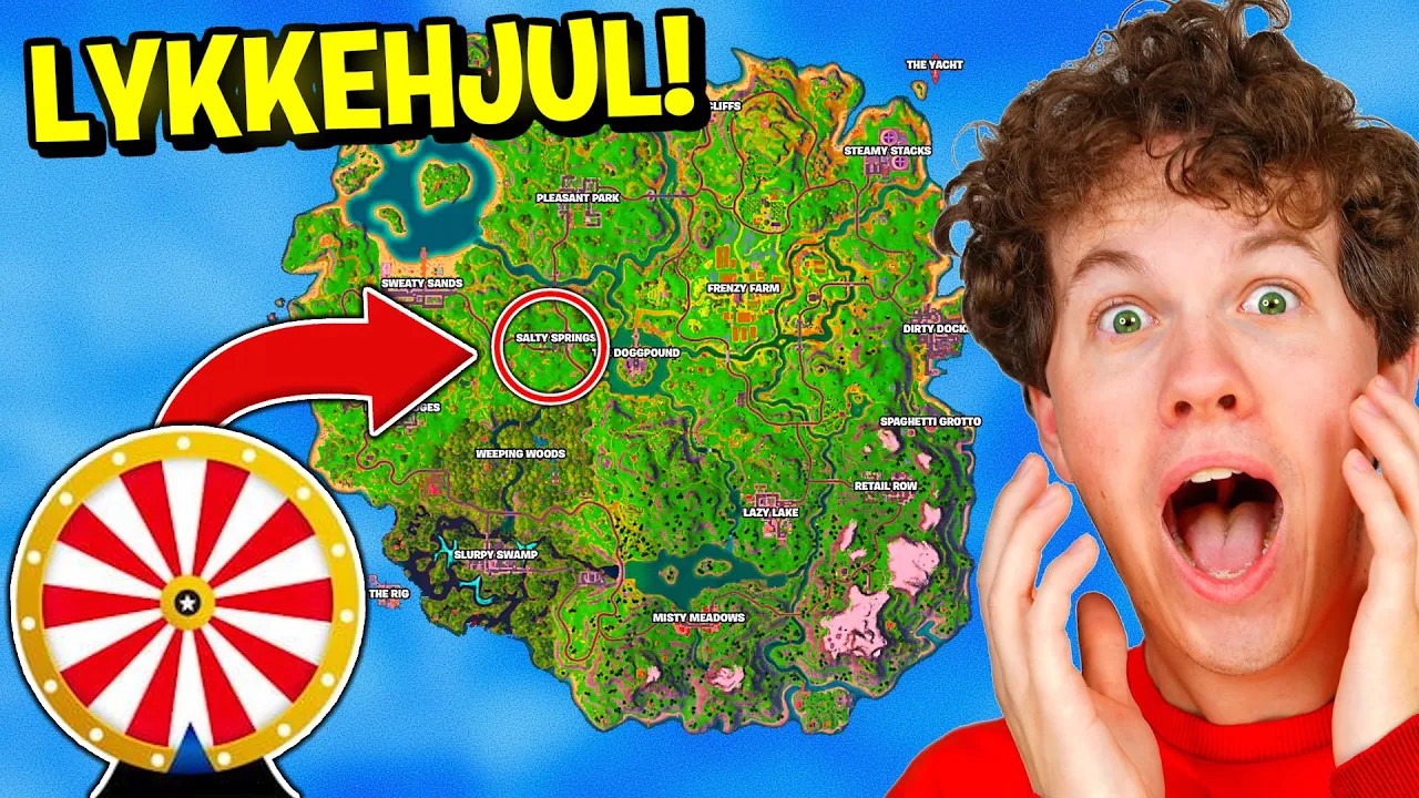 Lykkehjulet Bestemmer Hvor Jeg Lander i Fortnite!