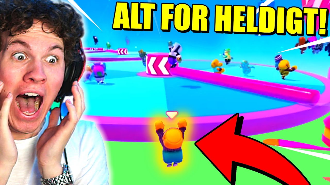 DET HELDIGSTE JEG NOGENSINDE HAR SET I FALL GUYS!! - Dansk Fall Guys Highlights