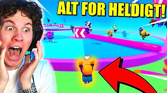 DET HELDIGSTE JEG NOGENSINDE HAR SET I FALL GUYS!! - Dansk Fall Guys Highlights
