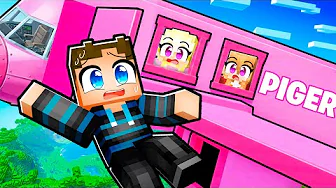 Jeg er Fanget på et PIGE FLY i Minecraft!