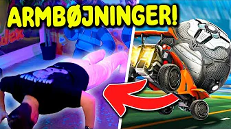 Jeg Tager ARMBØJNINGER hver gang jeg TABER i Rocket League!
