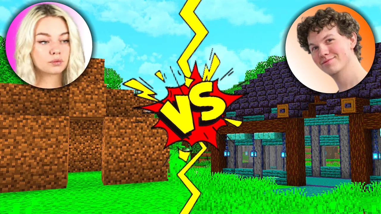 Hvem kan bygge det flotteste Hus i Minecraft? (Med min Kæreste)