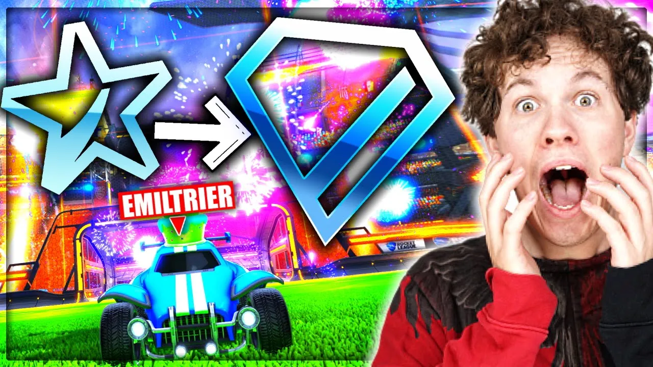 SÅDAN FIK JEG EMIL TRIER OP I DIAMOND!! - Dansk Rocket League