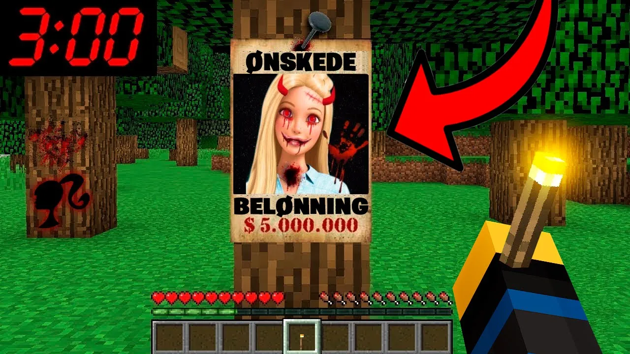 Jeg Finder ONDE BARBIE i Minecraft!