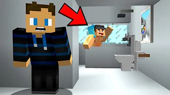 Udspionerer Morten EN HEL DAG I Minecraft!