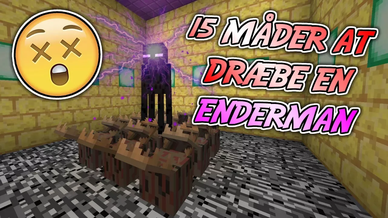 15 MÅDER AT DRÆBE EN ENDERMAN PÅ!!