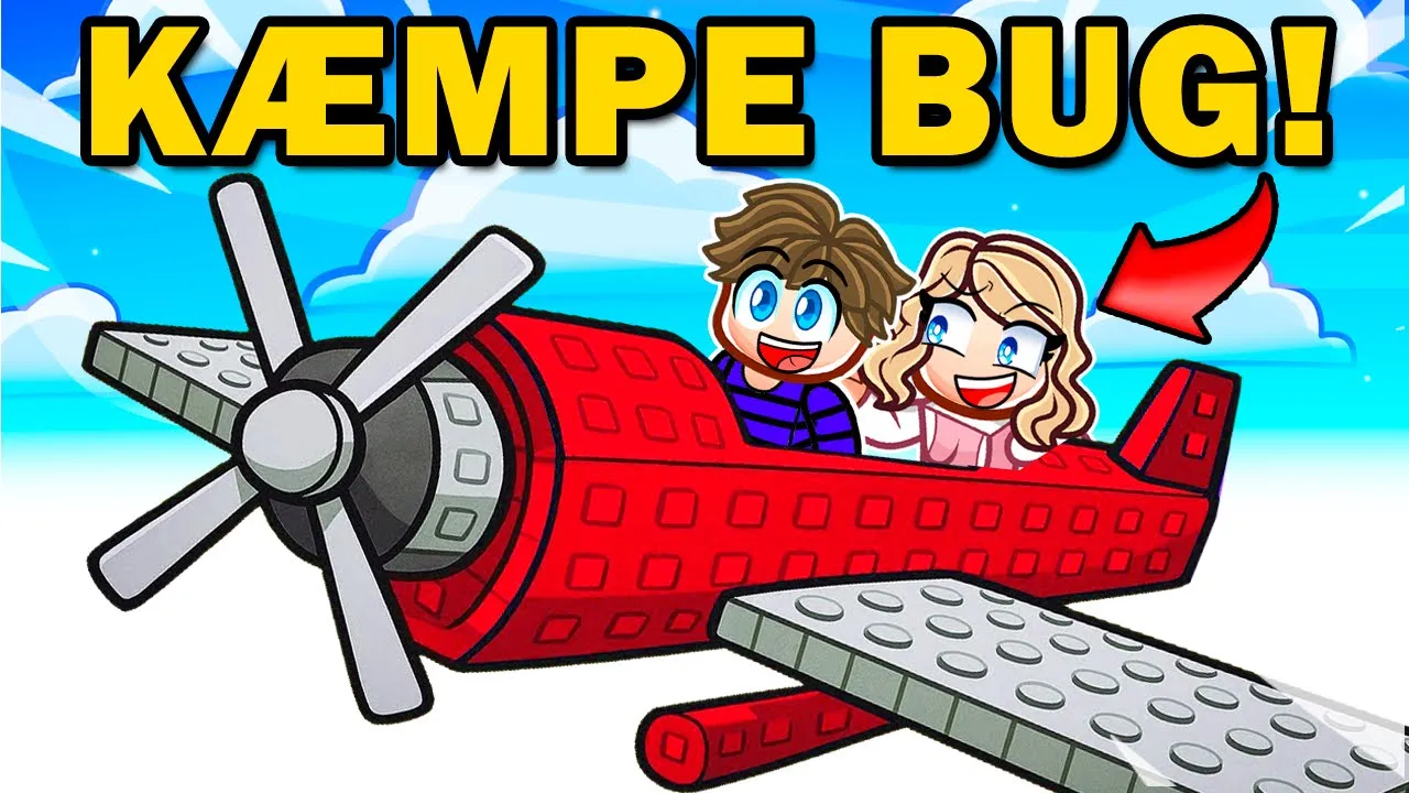 VI FLYVER UD AF MAPPET I ROBLOX BUILD A PLANE!