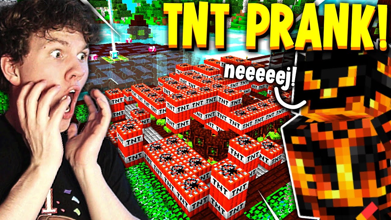 JEG SPRINGER MRSPYPLANTS BASE MED TNT PRANK!! - Prank Wars #31