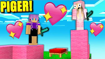 VI SPILLER BEDWARS SOM PIGER!!😂 - med TrierGaming