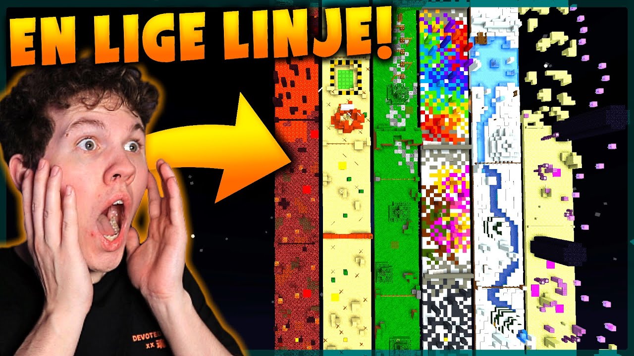 Vi spillede et parkour map hvor man KUN måtte gå lige ud... - Med Muminett