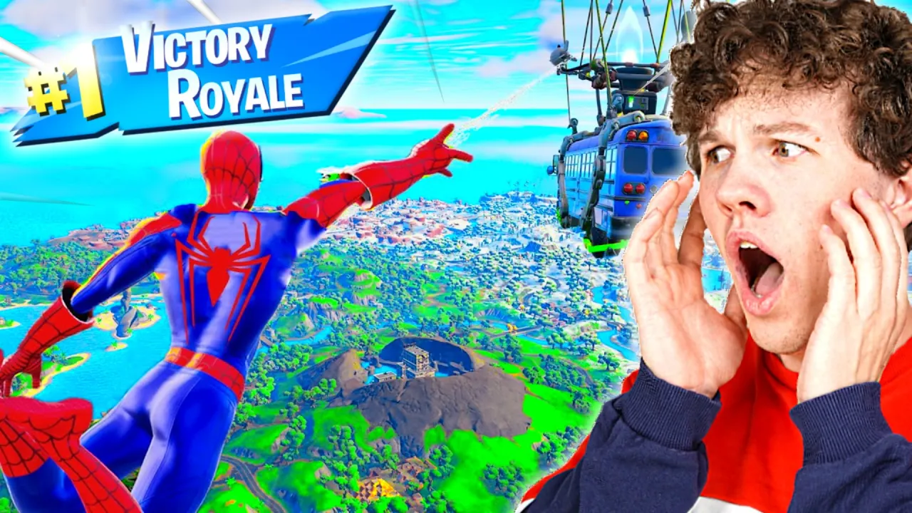 Kan Jeg Vinde I Fortnite *KUN* Med WEB SHOOTERS!?