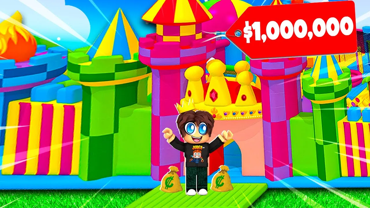 Jeg Bygger et Hoppeland til $1.000.000 i Roblox!