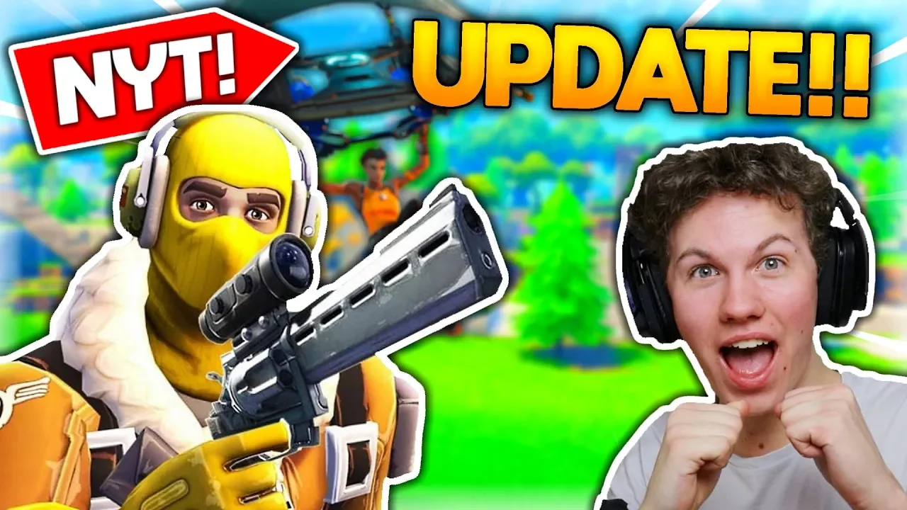 *NYT* SCOPED REVOLVER + GLIDER RE-DEPLOY KOMMER TILBAGE!! - Dansk Fortnite
