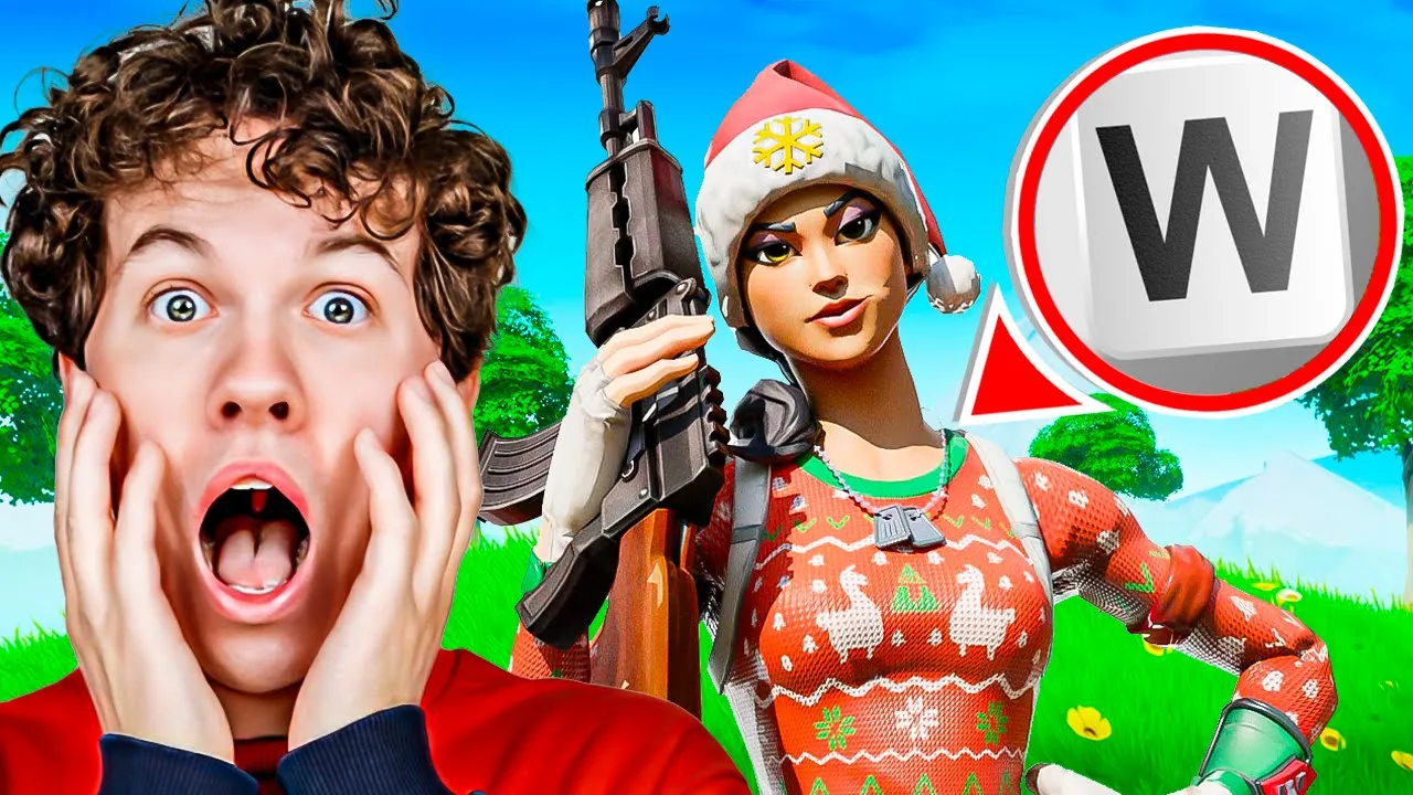 Fortnite Kun W-Key Challenge!