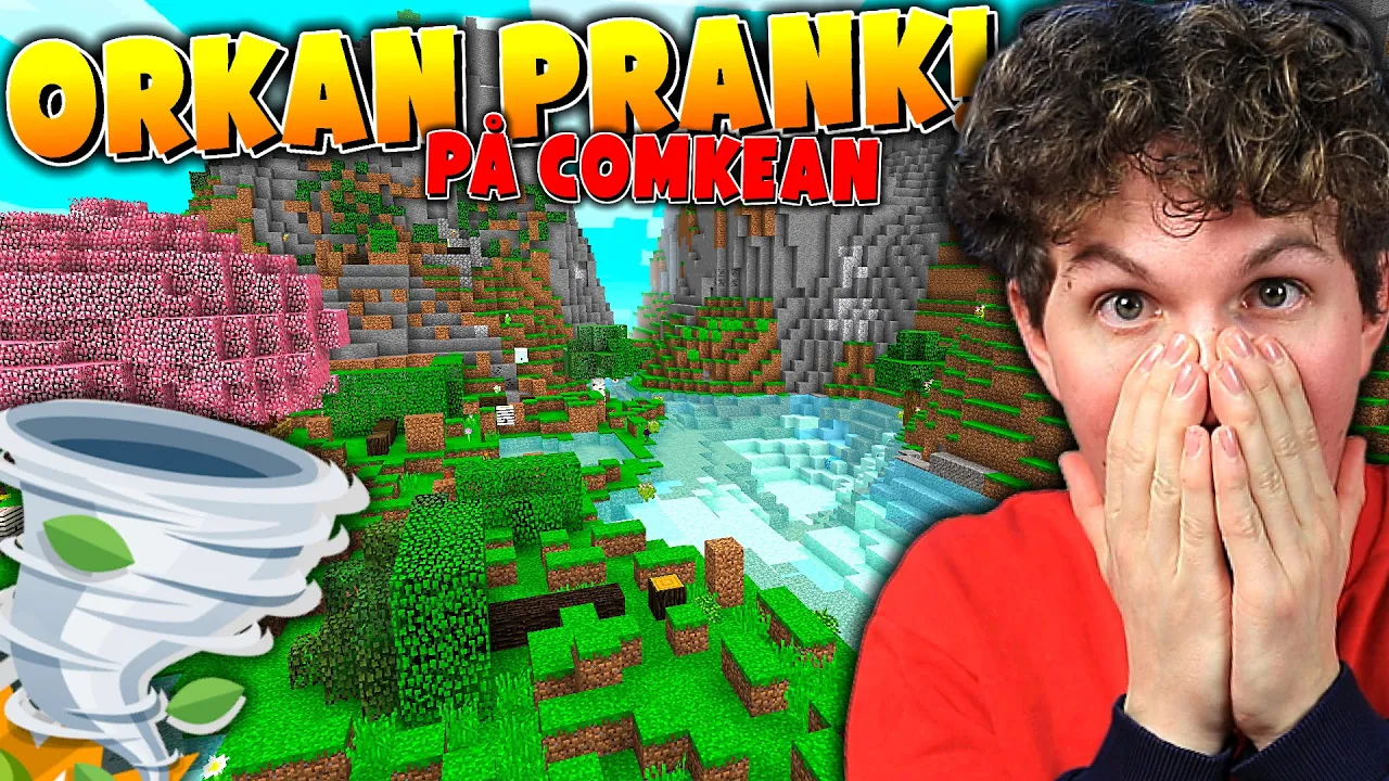 KÆMPE ORKAN PRANK PÅ COMKEAN!! - Prank Wars #12