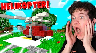 JEG BYGGER EN HELIKOPTER PÅ MIN Ø!! - [FireCraft]