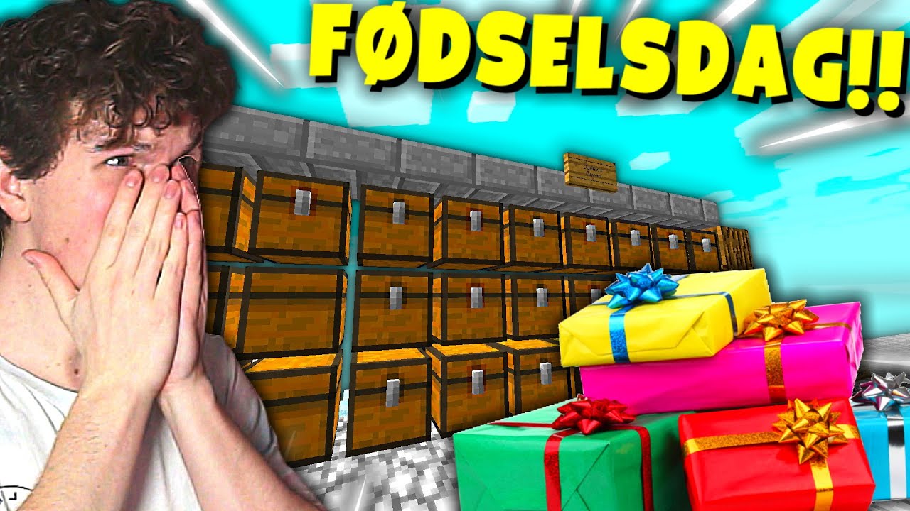 Jeg åbnede ALLE mine gaver på serveren og fik dette... - [FireCraft]