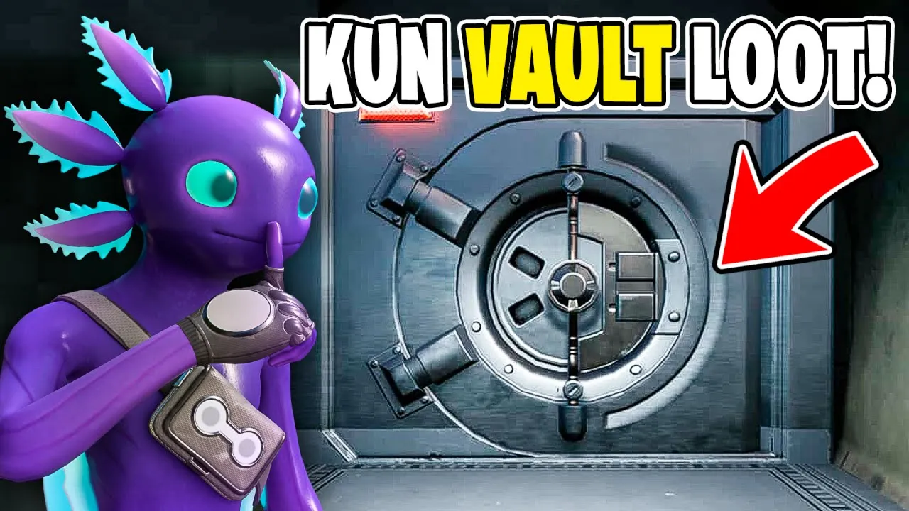 KUN Vault Loot Challenge! - Dansk Fortnite