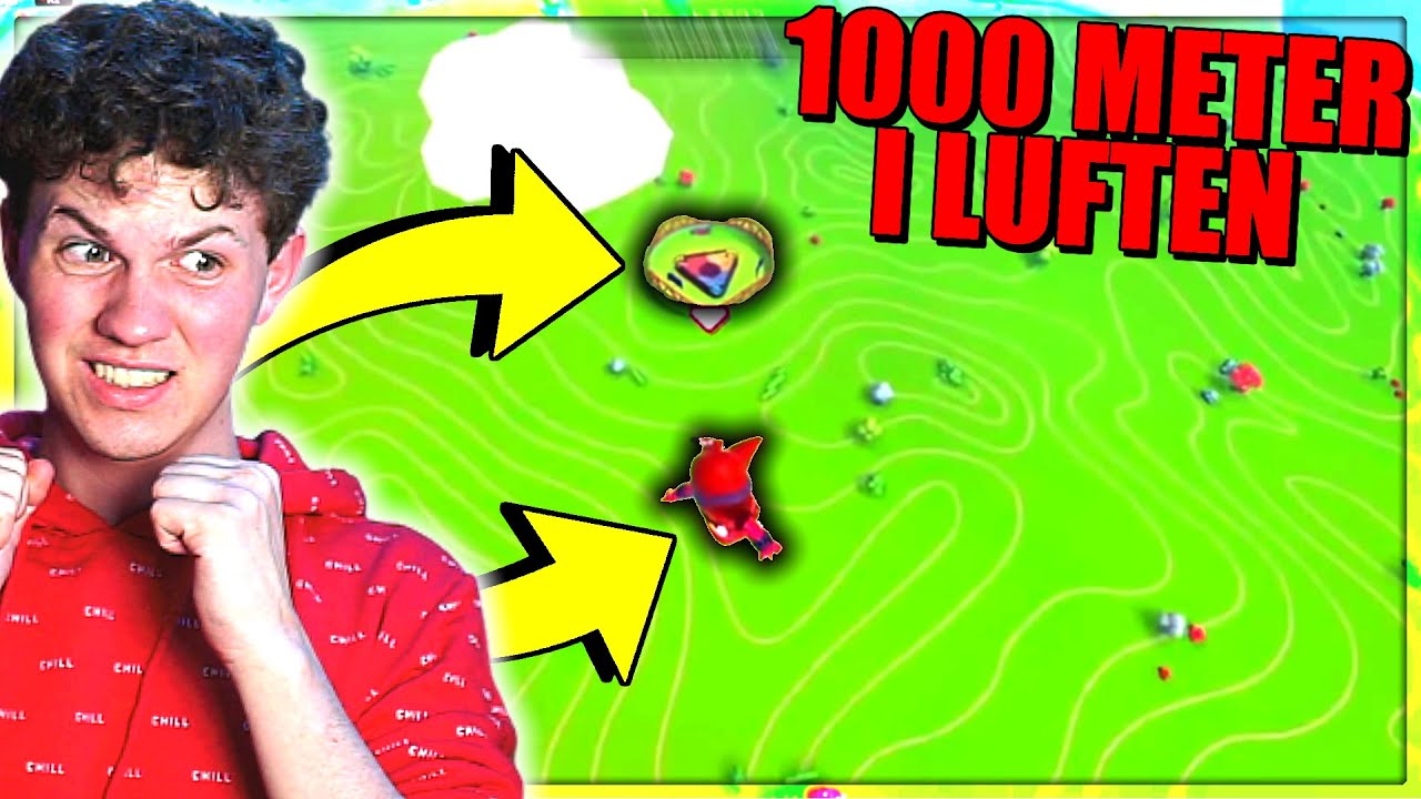 Denne spiller fløj 1000 meter over mappet..😳 - Dansk Fall Guys Highlights