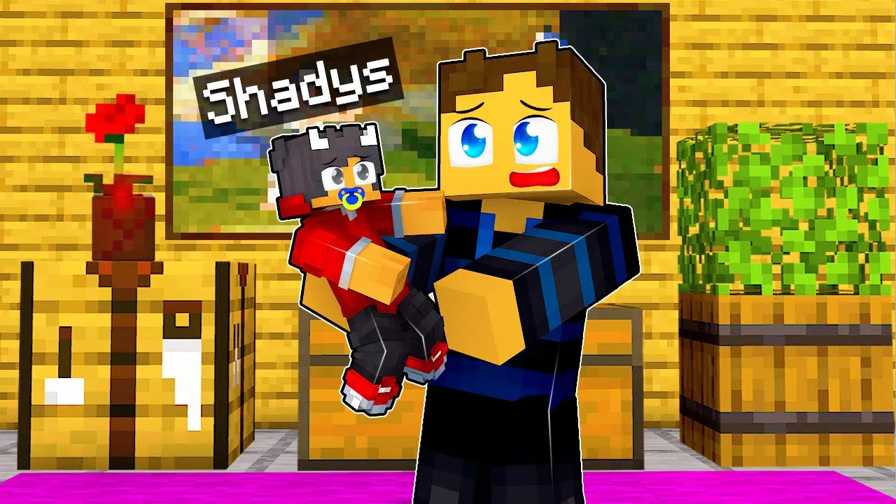 Shadys Er Blevet Til En BABY i Minecraft!
