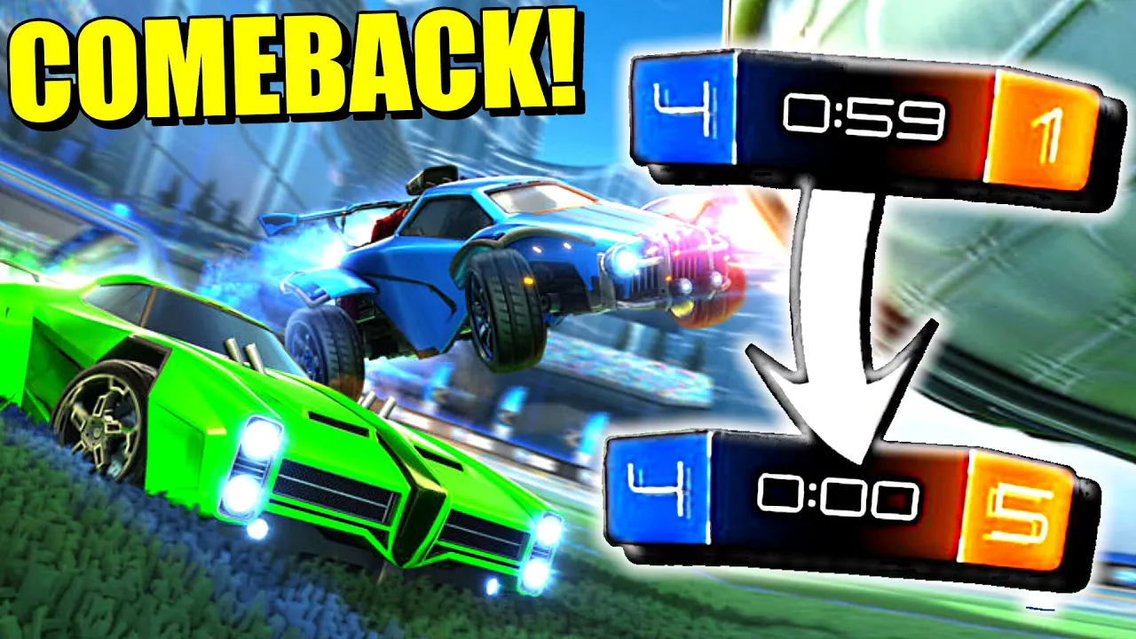 LAVER DET VILDESTE COMEBACK MED EMIL TRIER!! - Dansk Rocket League