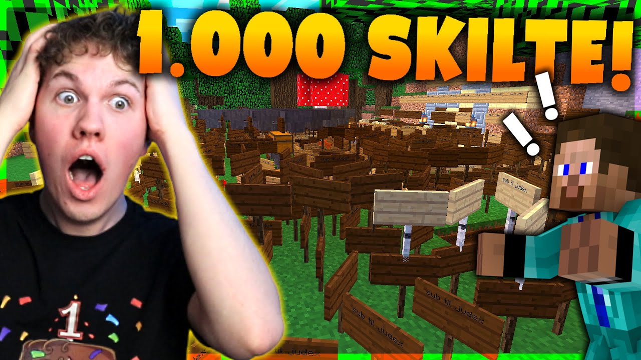 Prank Wars #57: Jeg satte 1000 skilte i hans base...