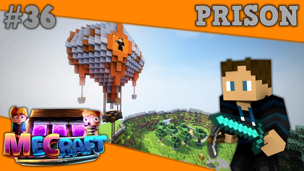 Dansk Minecraft - Prison Ep. 36 - LUFTBALLONEN I A!!