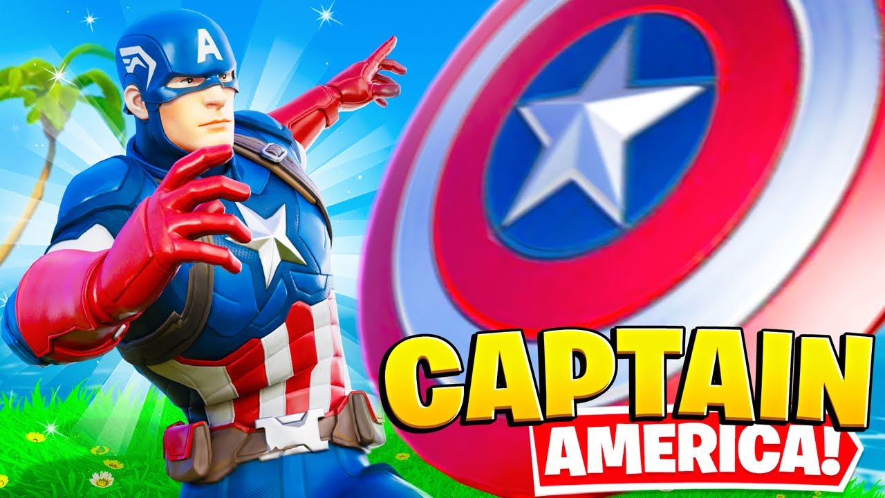 JEG FÅR SINDSSYGT MANGE KILLS MED DET NYE CAPTAIN AMERICA SKIN I FORTNITE!!