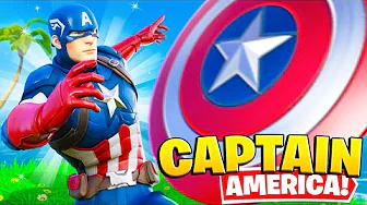JEG FÅR SINDSSYGT MANGE KILLS MED DET NYE CAPTAIN AMERICA SKIN I FORTNITE!!