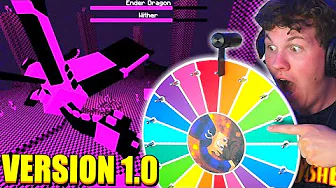 LYKKEHJULET BESTEMMER MIN MINECRAFT VERSION!!😳