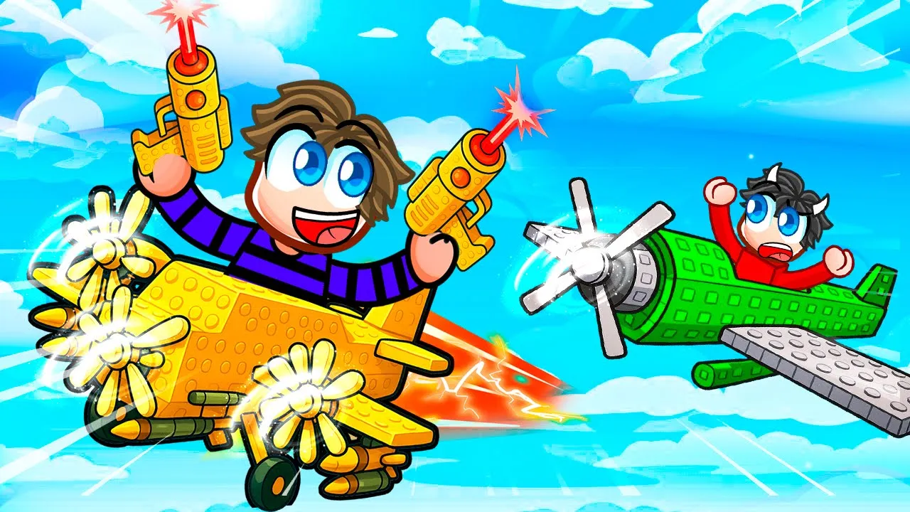 JEG BLIVER BEDRE END SHADYS I ROBLOX BUILD A PLANE!