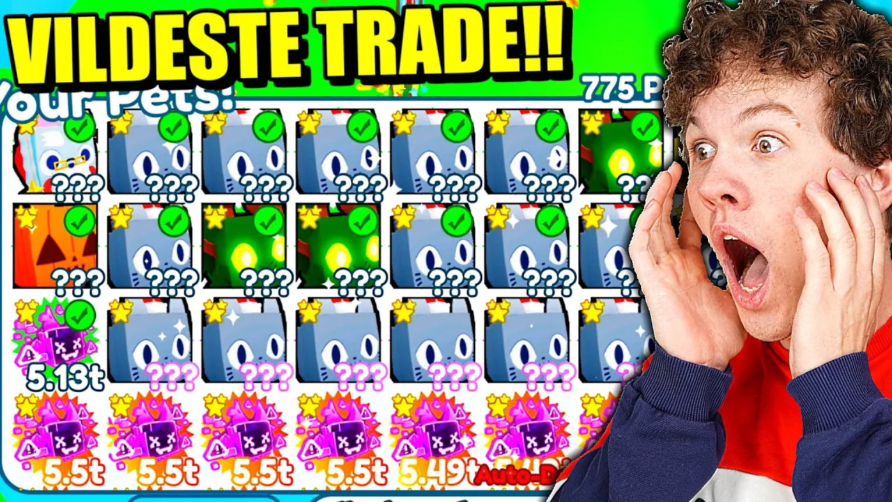 23 HUGE PETS I EN TRADE!! - Dansk Pet Simulator X #17