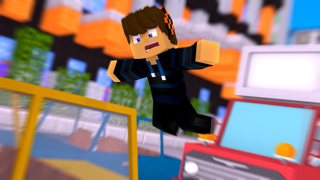 Jeg hoppede på kørende biler i dette Minecraft Parkour Map...