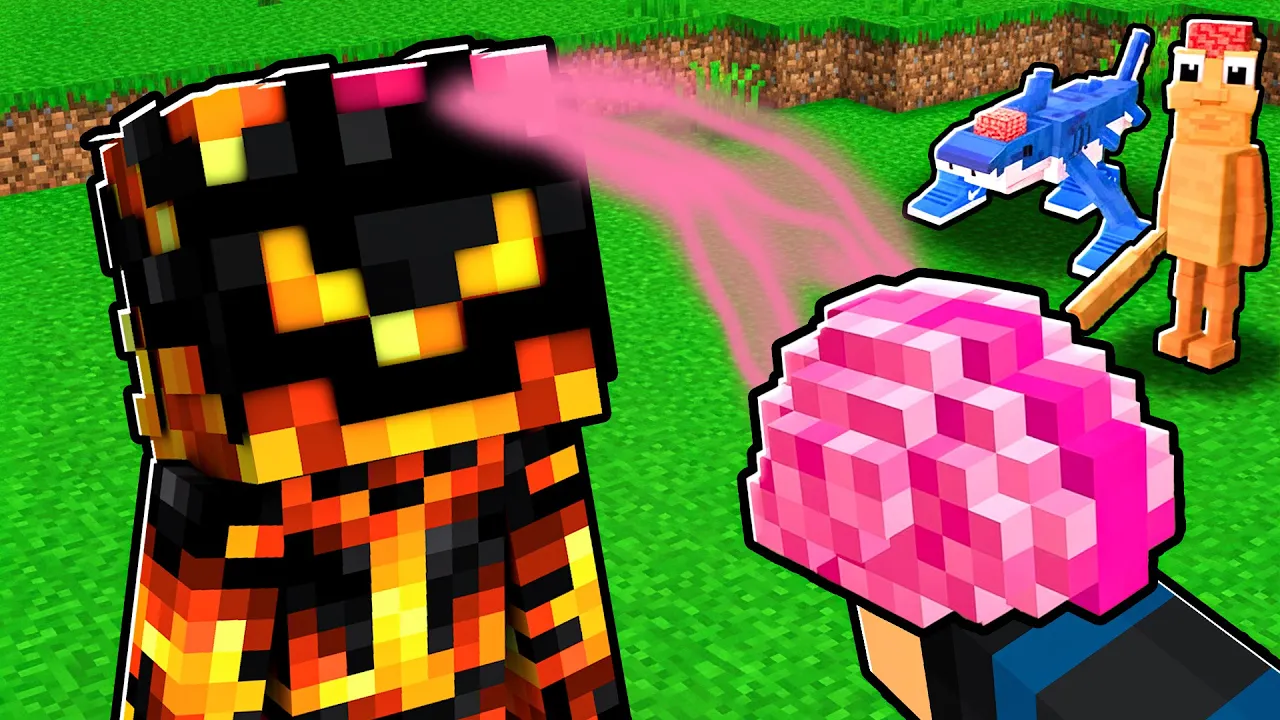 Jeg Forvandler Youtubere til Brainrots i Minecraft!